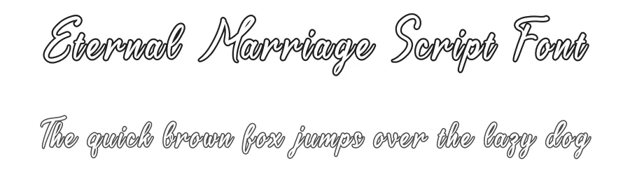Eternal Marriage Script Font by andikastudio — Script Handwritten Font