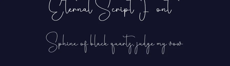 Eternal Script Font by andikastudio — Script Handwritten Font — thumbnail 2