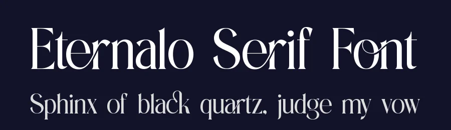 Eternalo Serif Font by timelesstype.co — Serif Font — thumbnail 2