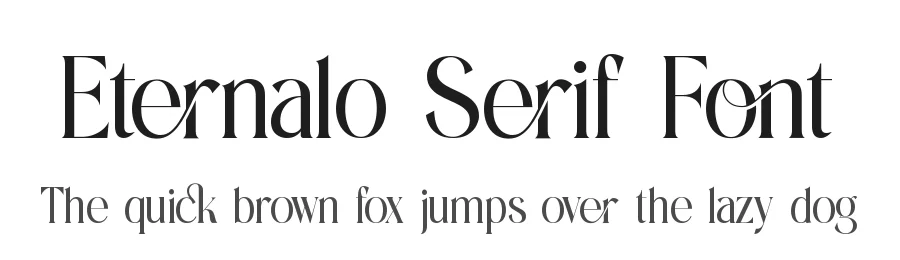 Eternalo Serif Font by timelesstype.co — Serif Font
