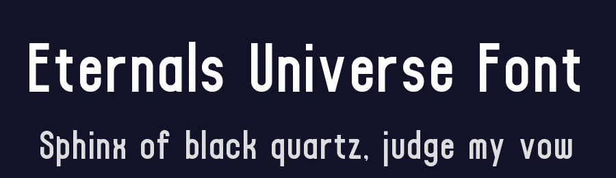Eternals Universe Font by Amorfa Type — Sans Serif Font — thumbnail 2