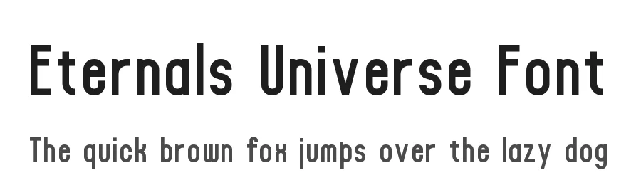 Eternals Universe Font by Amorfa Type — Sans Serif Font