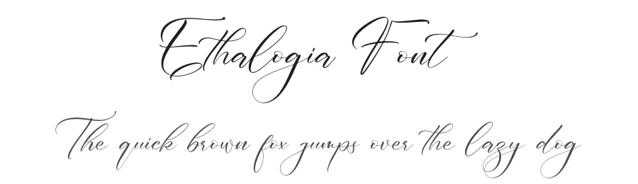 Ethalogia Font by letterfabric — Script Handwritten Font