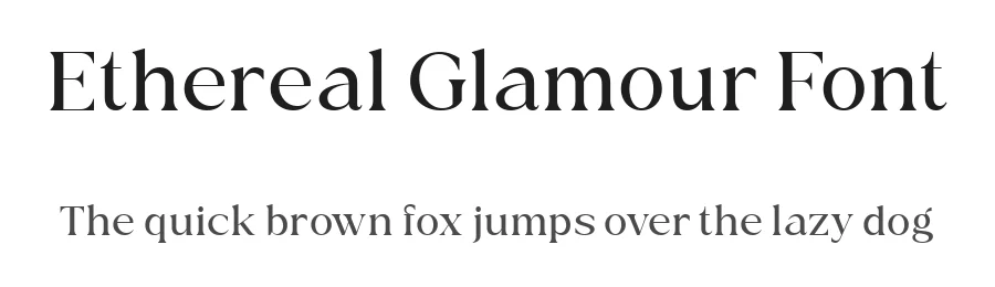 Ethereal Glamour Font by Say Studio — Display Font