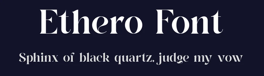 Ethero Font by ErmediaStudio — Serif Font — thumbnail 2