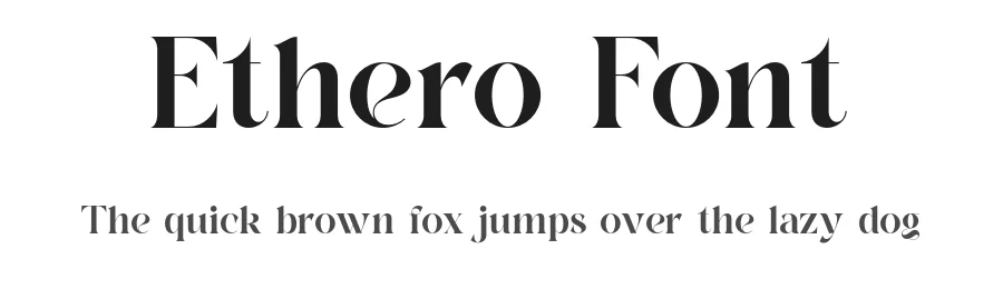 Ethero Font by ErmediaStudio — Serif Font