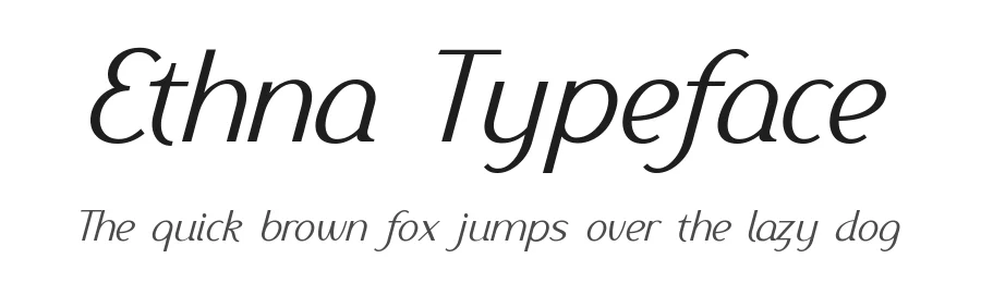 Ethna Typeface by NREY — Sans Serif Font