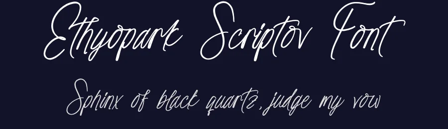 Ethyopark Scriptov Font by stylishtype.co — Script Handwritten Font — thumbnail 2