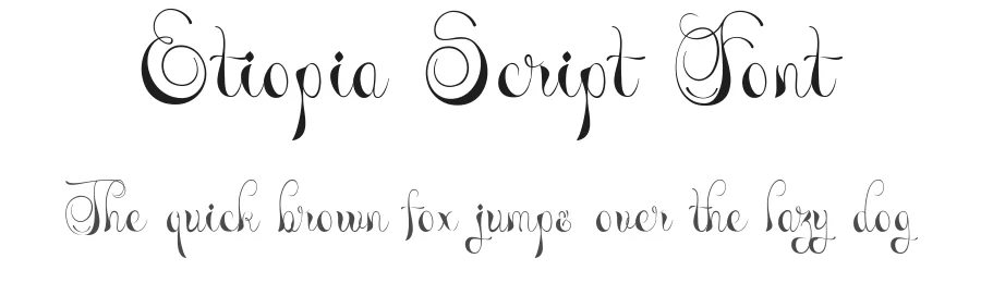 Etiopia Script Font by TypeClassHeroes — Script Handwritten Font