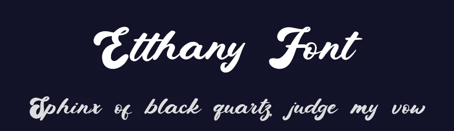 Etthany Font by Dhabee — Script Handwritten Font — thumbnail 2