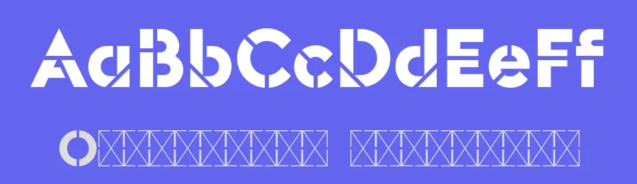 Euclid Stencil Font by Emmanuel Rey — Display Font — thumbnail 3