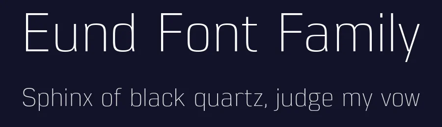 Eund Font Family by The Northern Block — Decorative Font — thumbnail 2