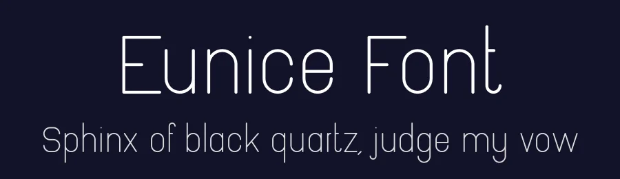 Eunice Font by vpcreativeshop — Sans Serif Font — thumbnail 2