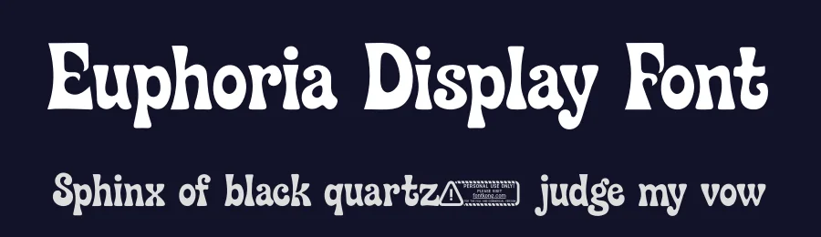 Euphoria Display Font by overlaytemplates — Display Font — thumbnail 2
