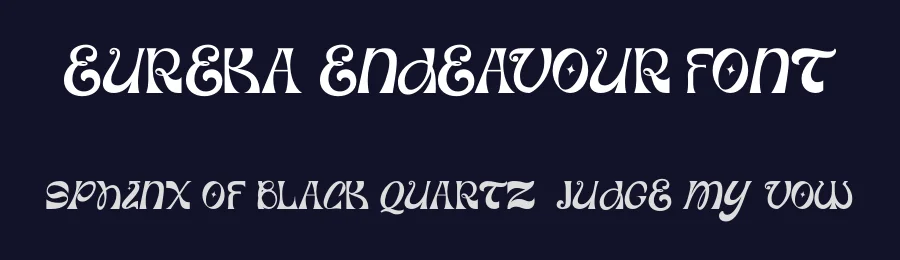 Eureka Endeavour Font by endeavourstudio — Display Font — thumbnail 2