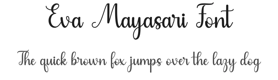Eva Mayasari Font by DN Creative — Script Handwritten Font