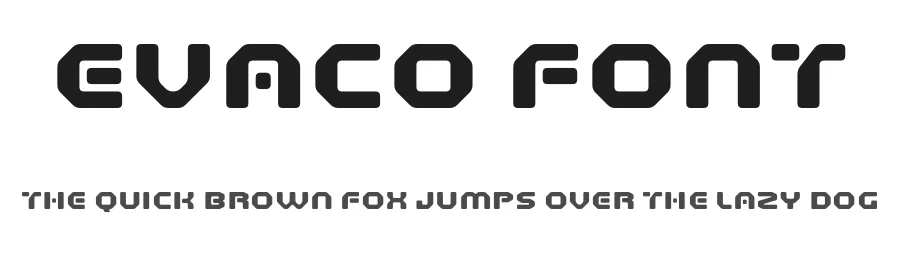 Evaco Font by Typebae — Display Font