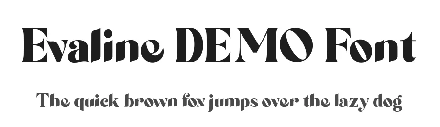 Evaline DEMO Font by Say Studio — Display Font