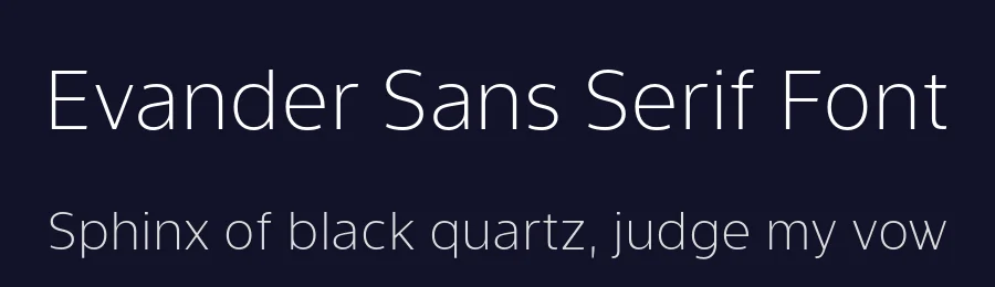 Evander Sans Serif Font by Punchform — Sans Serif Font — thumbnail 2