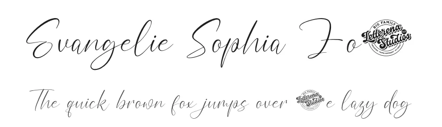 Evangelie Sophia Font by letterenastudios — Script Handwritten Font