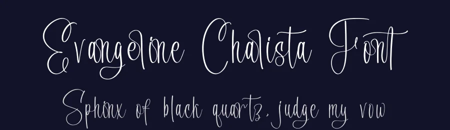 Evangeline Chalista Font by stylishtype.co — Script Handwritten Font — thumbnail 2