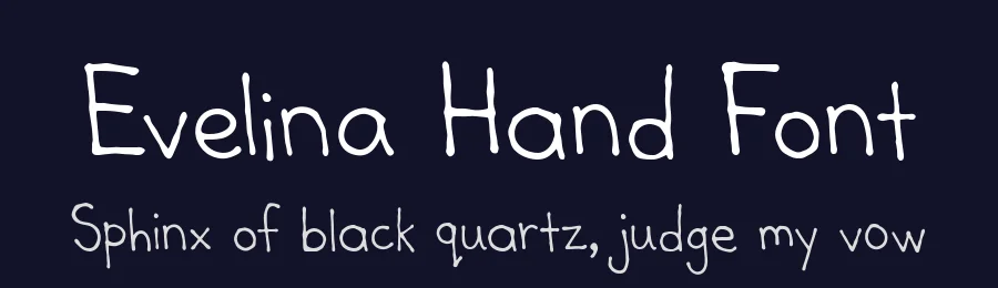Evelina Hand Font by letterhanna — Script Handwritten Font — thumbnail 2