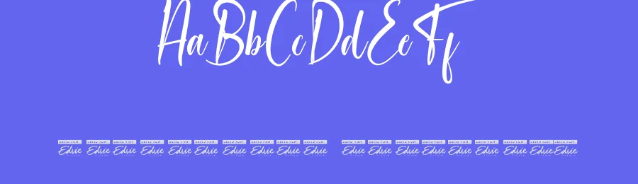 Evening Flower Font by edricstudio — Script Handwritten Font — thumbnail 3