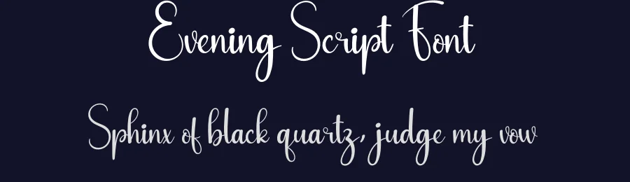 Evening Script Font by andikastudio — Script Handwritten Font — thumbnail 2