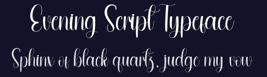 Evening Script Typeface by andikastudio — Script Handwritten Font — thumbnail 2