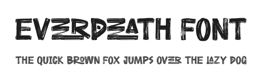 Everdeath Font by Almarkhatype — Display Font