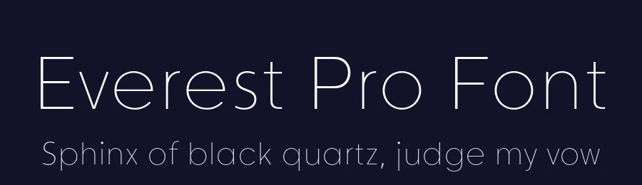 Everest Pro Font by NicolassFonts — Sans Serif Font — thumbnail 2