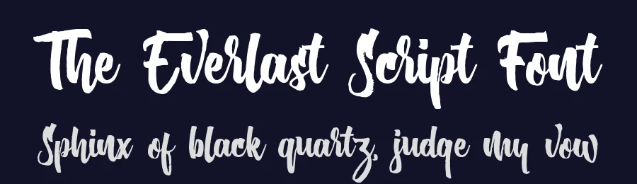 The Everlast Script Font by Typeface — Script Handwritten Font — thumbnail 2