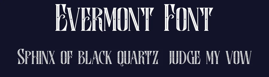 Evermont Font by Flawless And Co — Display Font — thumbnail 2