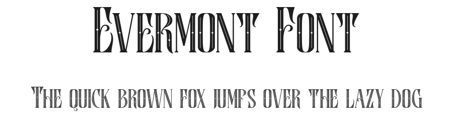 Evermont Font by Flawless And Co — Display Font