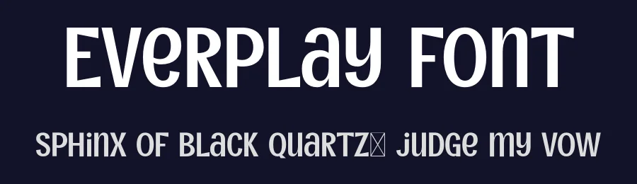 Everplay Font by vpcreativeshop — Display Font — thumbnail 2