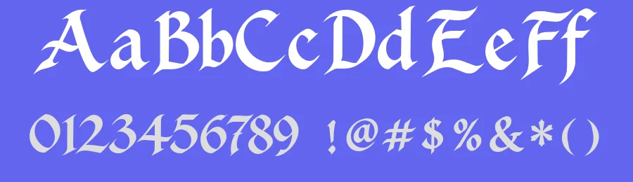 Evershore — Blackletter Display Font by Creacy Studio — Blackletter Font — thumbnail 3