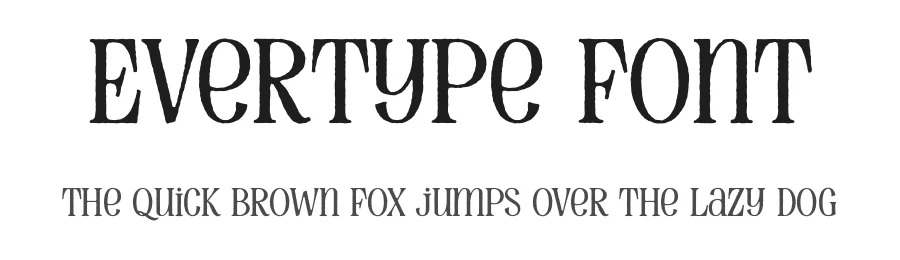 Evertype Font by vpcreativeshop — Display Font