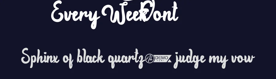 Every Week Font by nihstudio — Script Handwritten Font — thumbnail 2