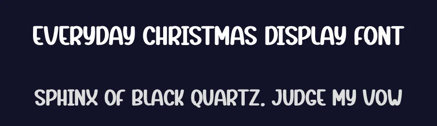 Everyday Christmas Display Font by andikastudio — Display Font — thumbnail 2