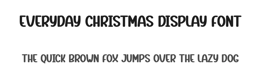 Everyday Christmas Display Font by andikastudio — Display Font