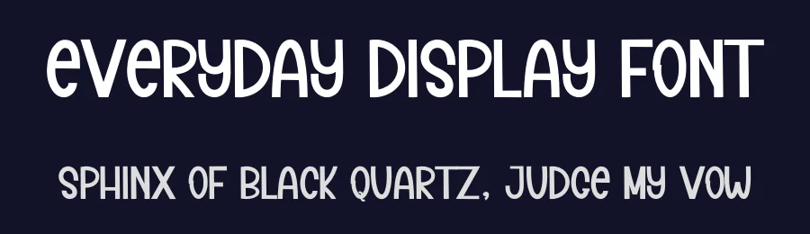 Everyday Display Font by inermediaSTUDIO — Display Font — thumbnail 2