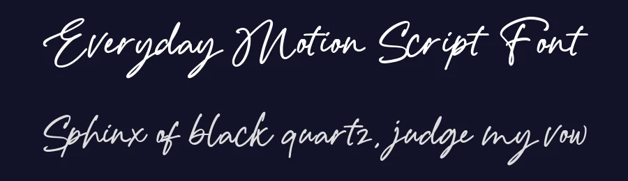 Everyday Motion Script Font by Inviline.co — Script Handwritten Font — thumbnail 2