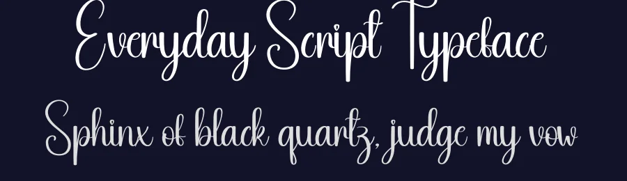 Everyday Script Typeface by andikastudio — Script Handwritten Font — thumbnail 2