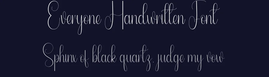 Everyone Handwritten Font by andikastudio — Script Handwritten Font — thumbnail 2