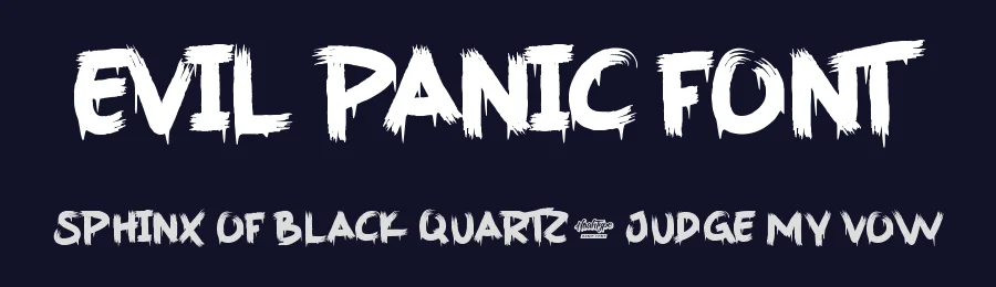 Evil Panic Font by noahtype — Decorative Font — thumbnail 2