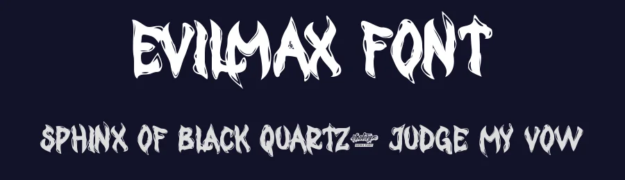 Evilmax Font by noahtype — Decorative Font — thumbnail 2