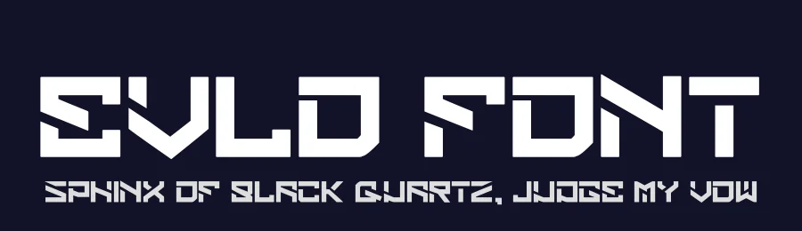 Evlo Font by hayoyuka8 — Display Font — thumbnail 2