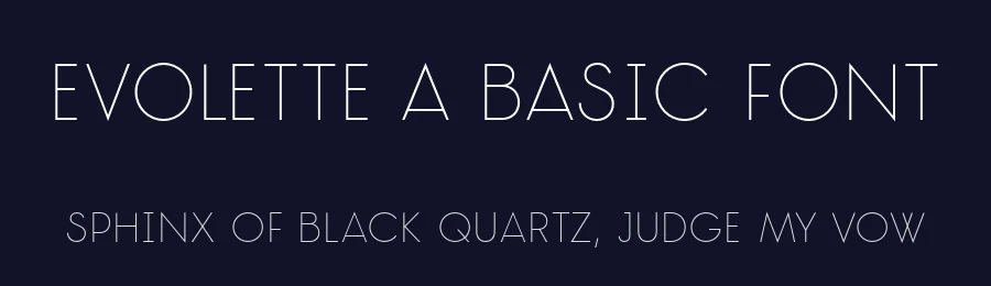 Evolette A Basic Font by Typeface — Sans Serif Font — thumbnail 2