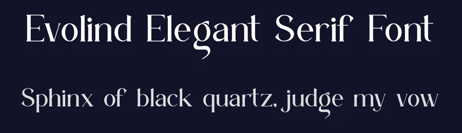 Evolind Elegant Serif Font by ErmediaStudio — Serif Font — thumbnail 2