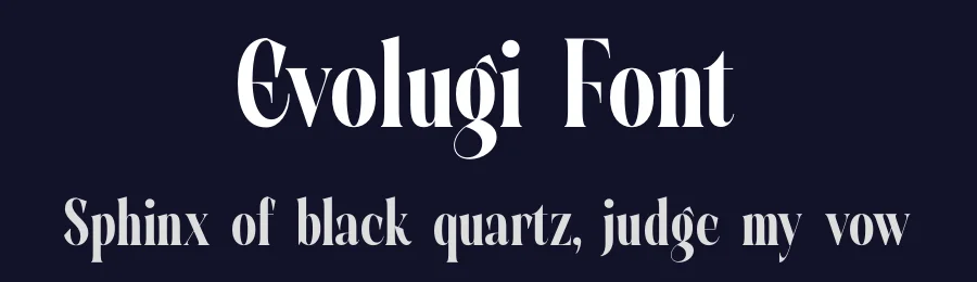Evolugi Font by timelesstype.co — Display Font — thumbnail 2